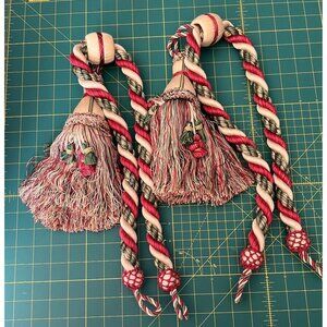Curtain Tie-Back Tassels Set of Two ROBERT ALLEN Designer Sashiel Aurora France